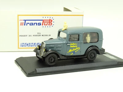 Miniroute TransPub Résine 1/43 - Peugeot 301 Fourgon Michelin - Photo 1/2