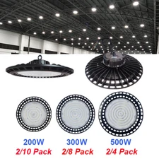 200W 300W 500W Industrial Commercial Factory Warehouse UFO Led High Bay Light 