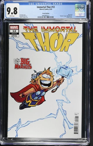 Immortal Thor 12 CGC 9.8 Skottie Young Big Marvels Variant Cover Marvel 2024 WP