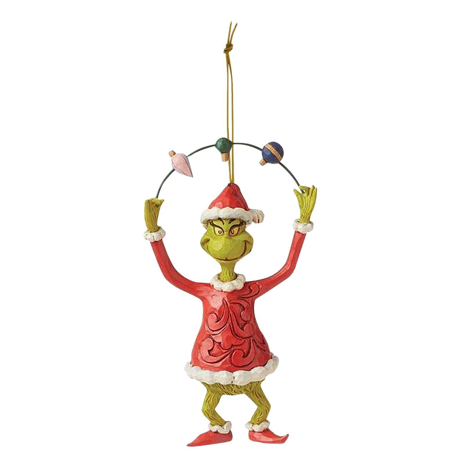 Merry Christmas Grinch Ornaments Xmas Tree Hanging Figure Pendant Home