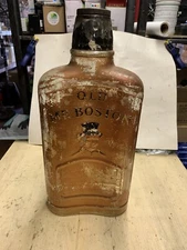 Nice Antique Old Mr Boston Whiskey Bottle Boston MA Pictorial 1930s Huge!!!!