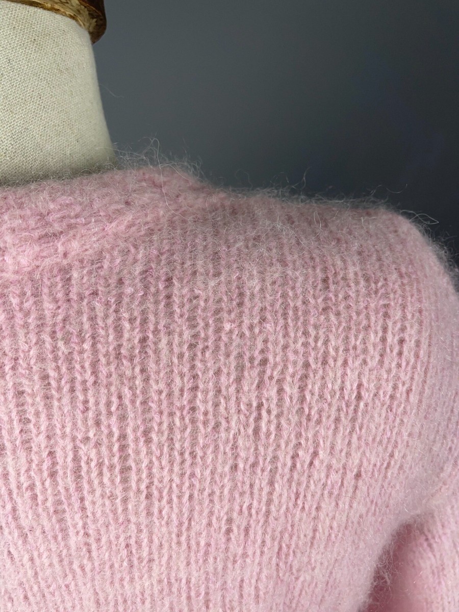 LA MAILLE SEZANE Super Kid Mohair Baby Alpaca Pink Knit