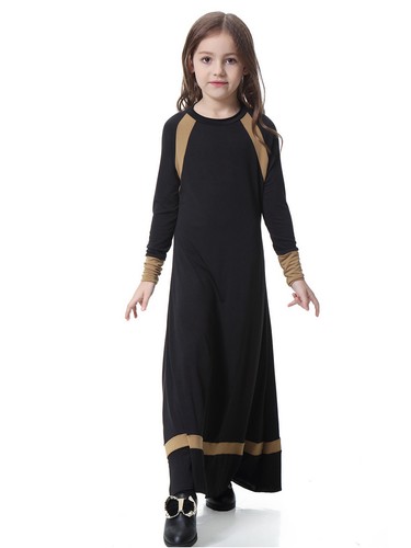 Niños Niñas Batas Largas Musulmanas Pavo Kaftan Abaya Escuela Oración Vestidos Islámicos - Imagen 91 de 100