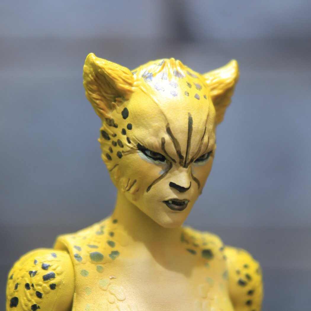 dc collectibles cheetah dc cheetah action figure 1/12 Custom Full Action Figure DC Universe Barbara Minerva Cheetah Sculpt