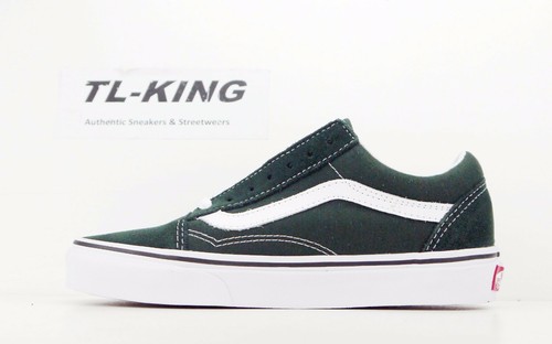 vans old skool scarab green