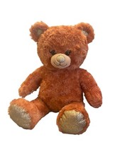 Build A Bear Pumpkin Spice Sparkle Teddy Bear 17" Plush Pretty Eyes Lashes