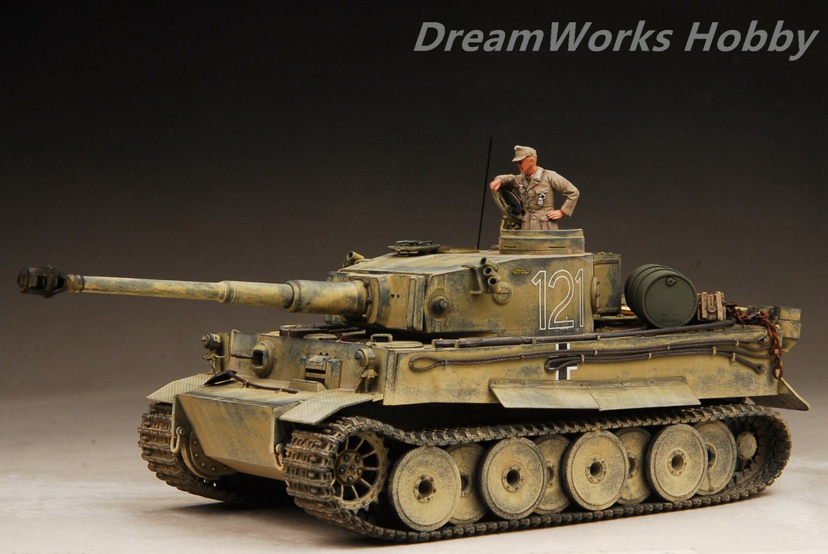 Award Winner Built 1/35 Rommel DAK Tiger 121 Nobert SS Pz.Abt.501