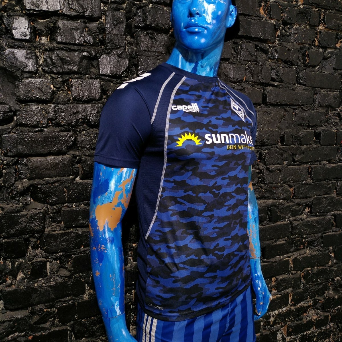 Svolme ZELV-1501 XXL 青 サッカーシャツ Svolme ZELV-1501 XXL 青