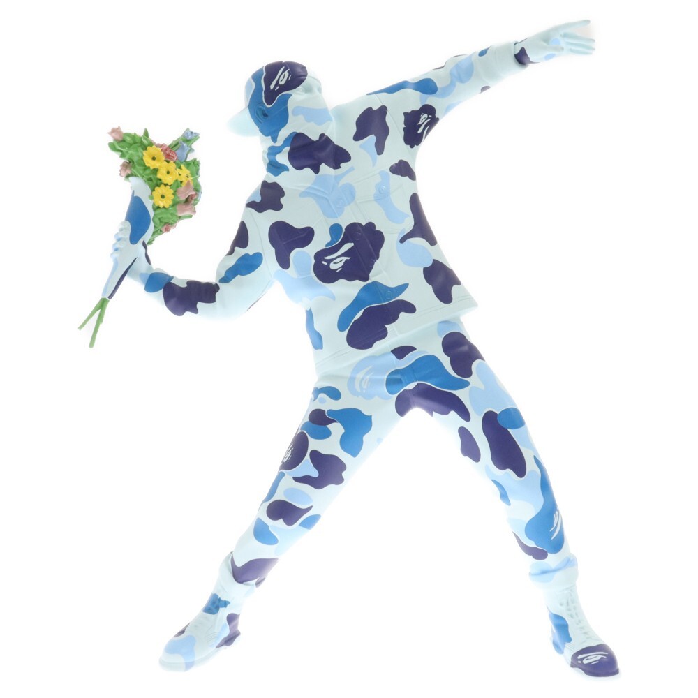 彫刻/オブジェ MEDICOM TOY - BRANDALISM X BAPE FLOWER BOMBER Banksy Brandalism x BAPE Flower Bomber Figure Pink