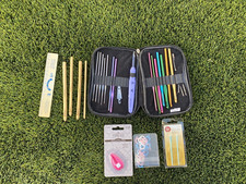 Boye Interchangeable Head Crochet Hooks Travel Set with Carry Case  Extras