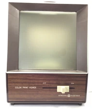 Vintage Color print viewer produced by General Electric Model 1