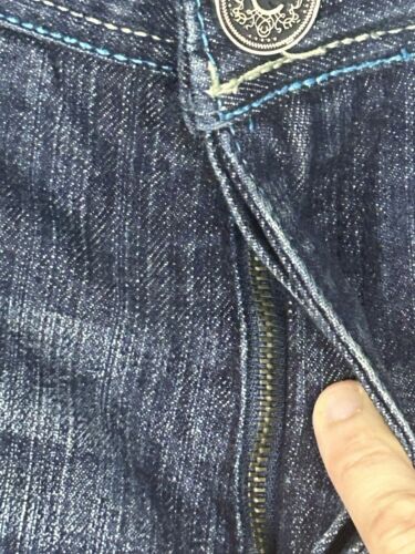 Vintage Coogi Jeans Mens 34x34 Blue Y2K Rare Baggy Street Skater Actual 34x33 - Picture 6 of 22