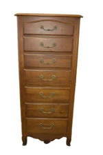 Ethan Allen Country French Lingerie Chest Birch #26-5224 216 Bordeaux circa 2000