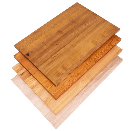 LAMO® Tischplatte Massivholz Holzplatte für Esstisch Schreibtisch mit Baumkante - Bild 2 von 10