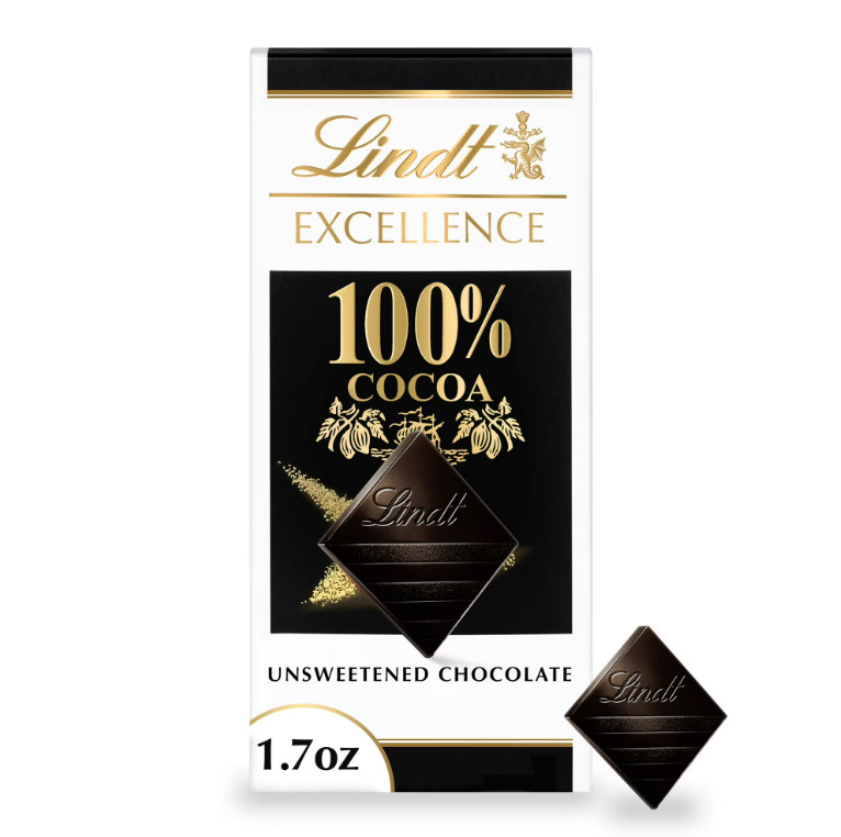 Lindt 100% Cocoa Dark Chocolate EXCELLENCE Bar - 1.7 oz