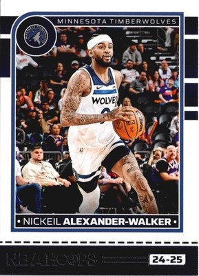 Nickeil Alexander-Walker 2024-25 Hoops #198 Minnesota Timberwolves