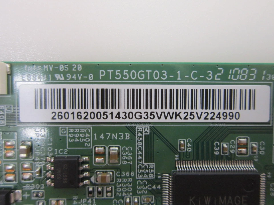 Placa T-Con Westinghouse WR55UT4210 WR55UT4212 PT550GT03-1-C-3 (2601620051) Foto 2 de 3
