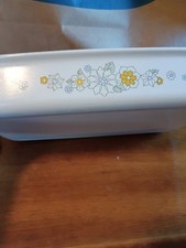 TAGE PORCELAIN CAKE CASSEROLE PAN FLORAL PATT...