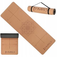 Yogamatte Fitnessmatte Gymnastikmatte Pilates Sportmatte Bodenmatte Kork Hms
