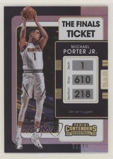 2021-22 Panini Contenders The Finals Ticket 32/49 Michael Porter Jr #48 q4j
