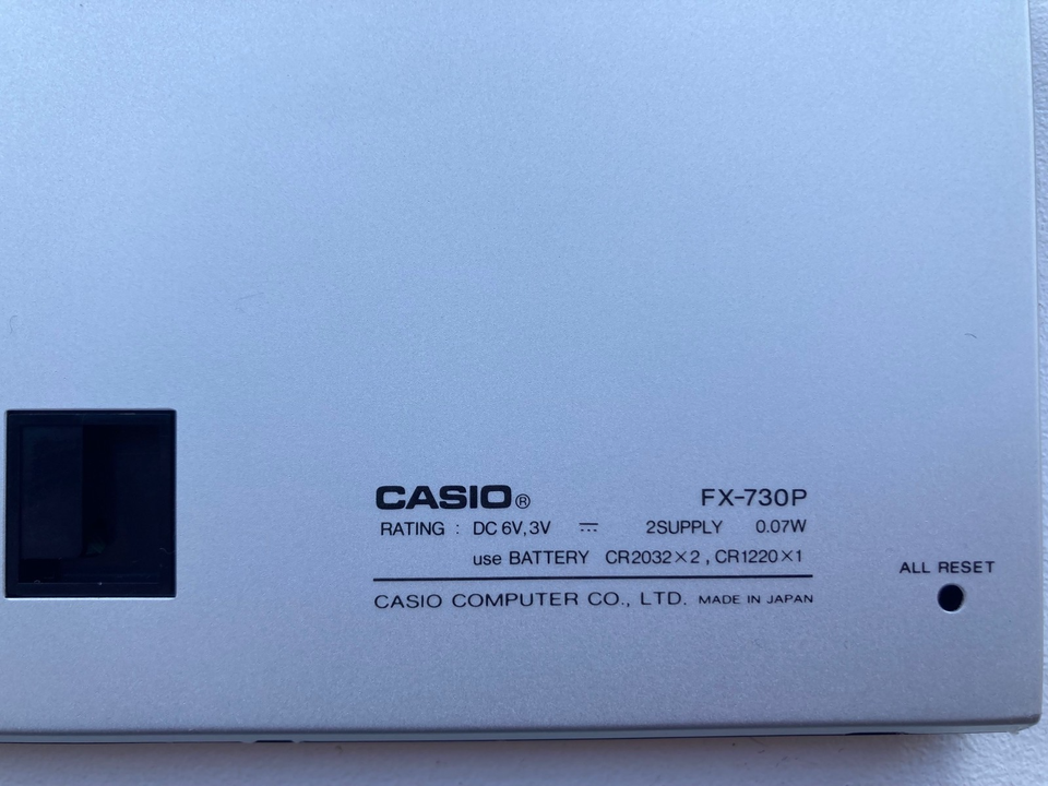 Casio FX-730P Personal Computer | eBay UK