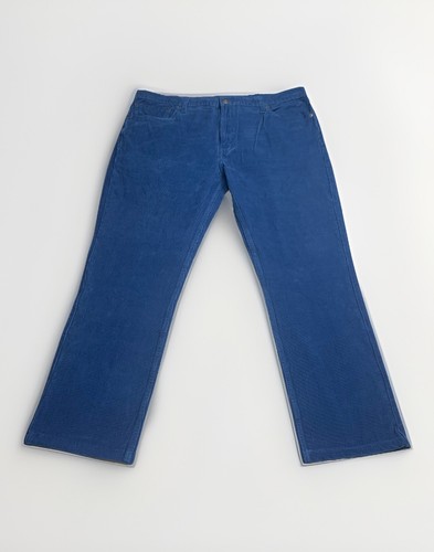 Levis 511 Jeans Mens 42x32 Blue Corduroy Cotton Blend Stretch Straight Leg Pants