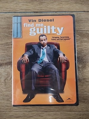 Find Me Guilty (DVD, 2006) Vin Diesel - NEW & Sealed - RARE