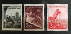 Czechoslovakia 1952, Mi. No. 709 - 711, MNH