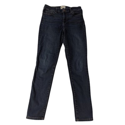 William Rast Sculpted High Rise Skinny Jeans Dark Wash Indigo Size 30 JWRB118