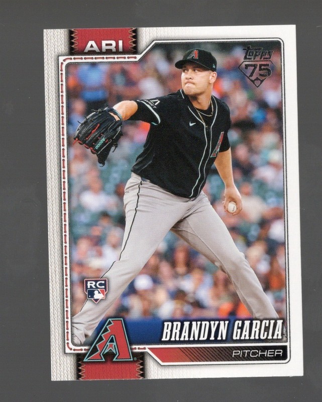 2026 Topps Series 1 Brandyn Garcia #163 (RC) Arizona Diamondbacks