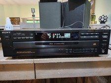 Sony CDP-C445 5 Disc CD Player Tested Working