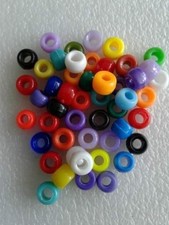 Beautiful color of Mini Pony Beads, 100 Pcs VBE2
