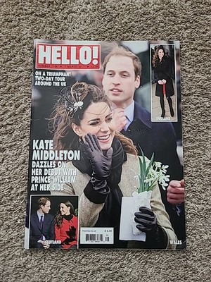 Hello UK Magazine March 2011 #1164: KATE MIDDLETON, Prince William 2 Day Tour UK