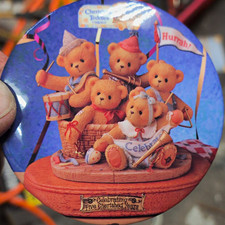 Cherished Teddies Celebrating Five Cherished Years Pinback Button Badge