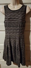 Sophie Max Medium Sleeveless Striped Mini Dress