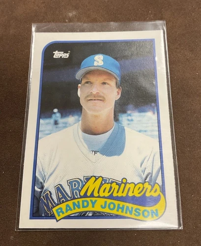 1989 Topps Traded TIFFANY Randy Johnson #57T Rookie RC Card Raw Ex-NM