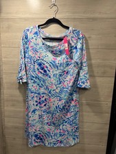 lilly pulitzer preston dress, breakwater party wave