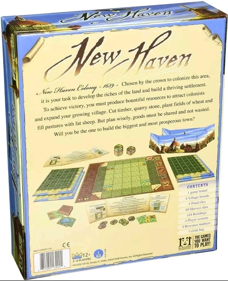 R&R Boardgame New Haven Box Brand NEW Sealed - Image 2 of 3
