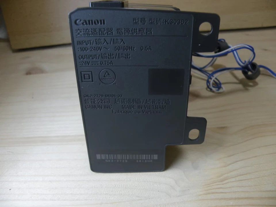 Canon K30362 Netzteil 24V 0,75A für PIXMA – geprüft funktioniert - Bild 2 von 4