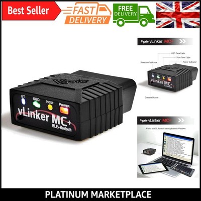 vLinker MC+ Bluetooth Auto Diagnose Scan Tool - Wireless OBD-II Scanner für...