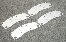 Titanium Brake Pad Shim Heat Shield Set for Porsche Carrera 2 13-15; Cer Front