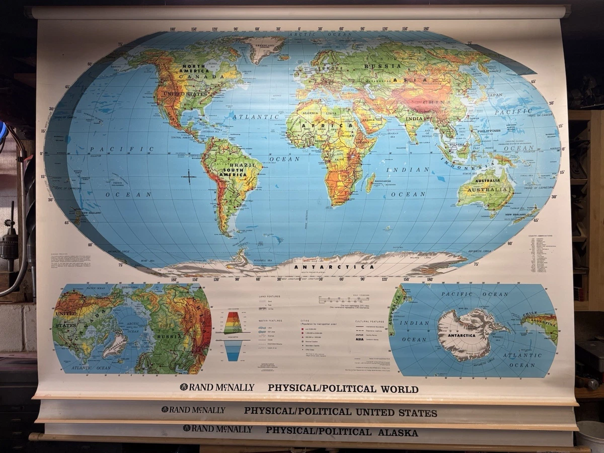 Collectible World Maps for sale | eBay