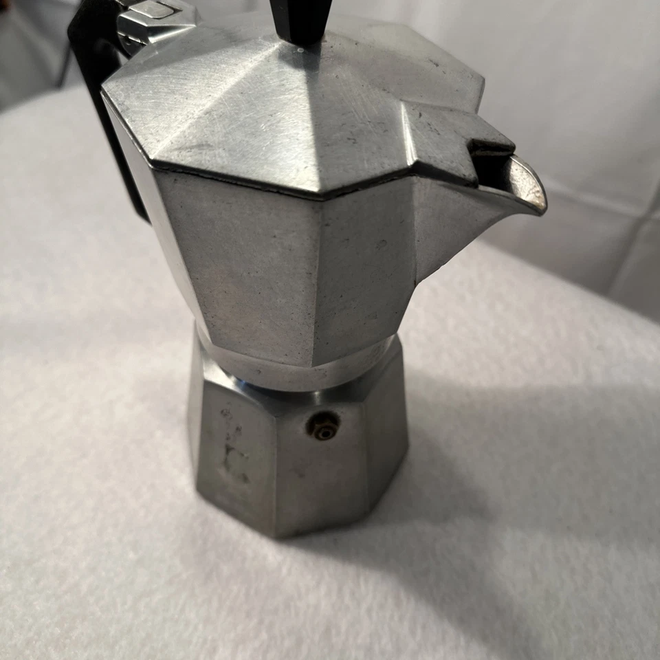 Cafetera italiana vintage Moka Bialetti Crusinallo estufa olla superior Foto 3 de 4