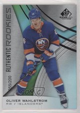 2019 Upper Deck SP Game Used Authentic Rookies Rainbow /200 Oliver Wahlstrom 5vt