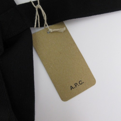 vp40 A.P.C. Jjjjound Logo Tote Bag With Tag Black K207560 0530 Men'S Women'S - Picture 9 of 10
