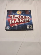 15000 Games - More Fun Than Ever Before Game Windows PC CD ROM 2007 Sealed