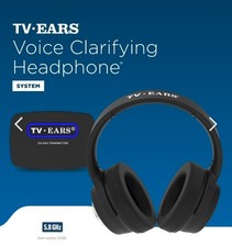 TV Ears 5.8 Analog Wireless Voice Clarifying Headset - BRAND NEW OPEN BOX ITEM 
