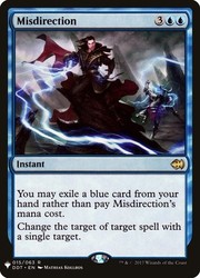 Misdirection 015/063 Duel Decks: Merfolk vs. Goblins