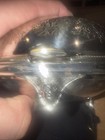 Antique English Heraldic Revolving Dome Silver Plate Food Server copper insert — photo 8