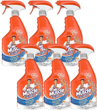6x Mr Muscle Advanced Power BATHROOM Cleaner Mandarin 750ml